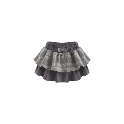 Serendipity College Sakura Academy Pink Top Gray Skirt Two Piece Set