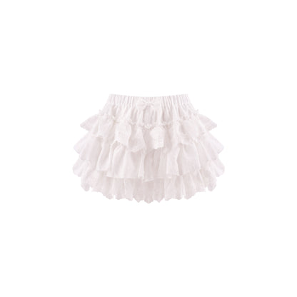 Serendipity Dream Weaver White Blouse Skirt Two Piece Set