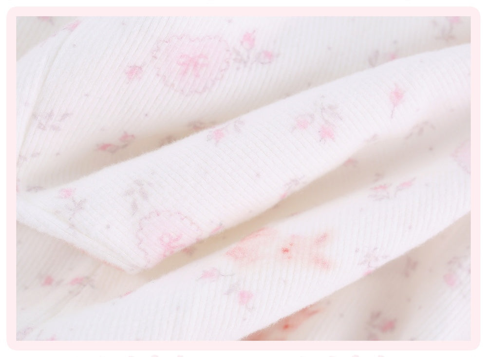 Serendipity Flower Journey White Jacket Pink Cami Shorts Three Piece Set