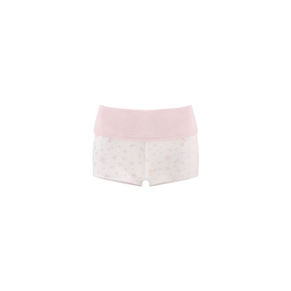 Serendipity Flower Journey White Jacket Pink Cami Shorts Three Piece Set