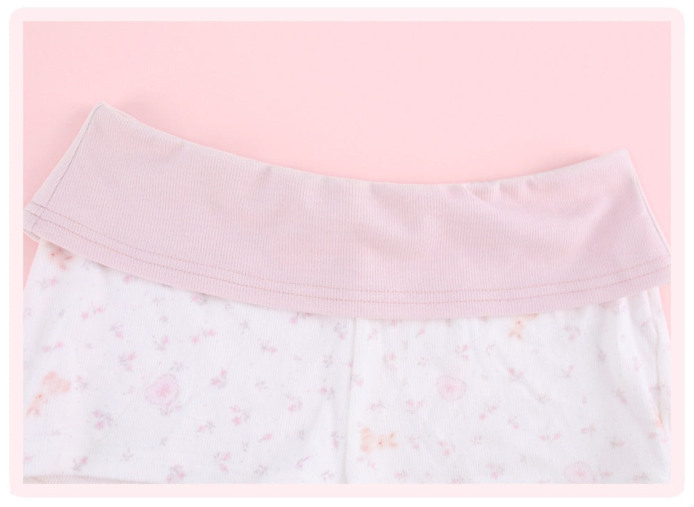 Serendipity Flower Journey White Jacket Pink Cami Shorts Three Piece Set
