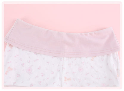 Serendipity Flower Journey White Jacket Pink Cami Shorts Three Piece Set
