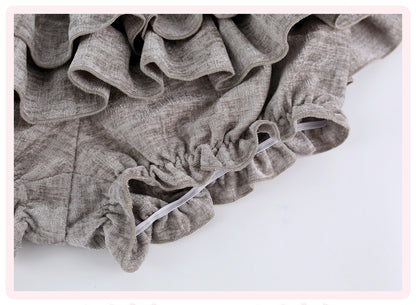 Serendipity Gray Cat Dimension Hoodie Skirt Two Piece Set
