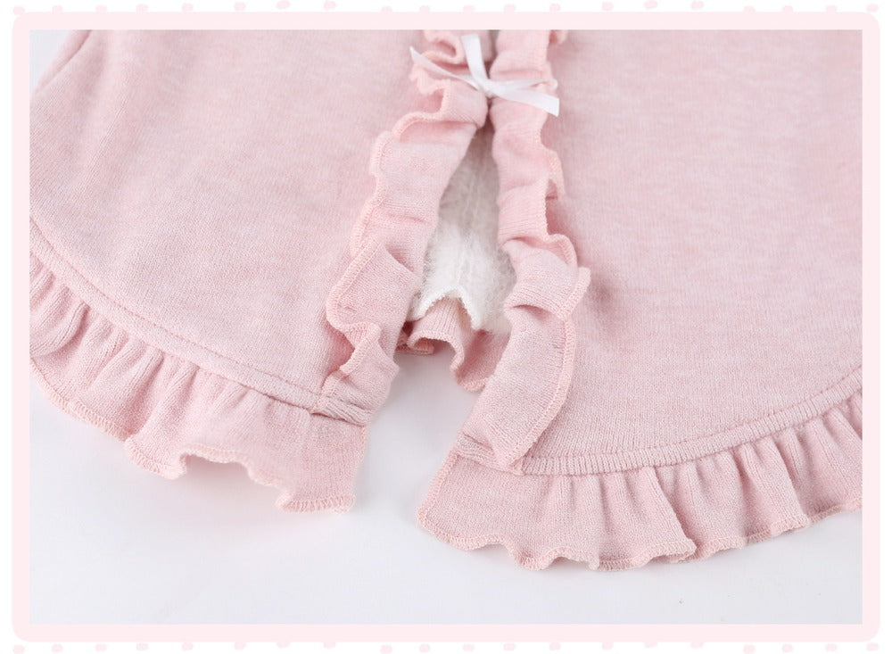 Serendipity Gummy Pink Top White Skirt Two Piece Set