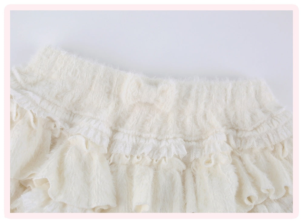 Serendipity Gummy Pink Top White Skirt Two Piece Set