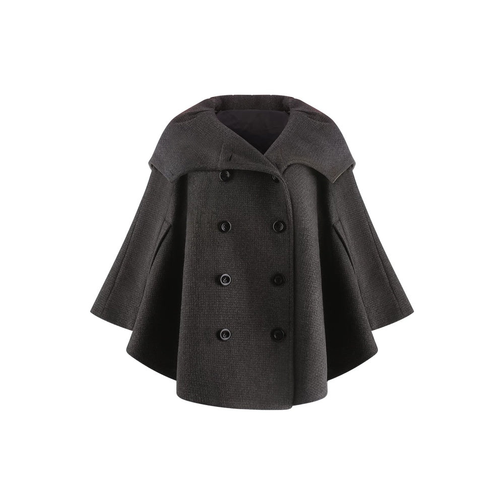Serendipity Night Talk Black Top Cape Skirt Three Piece Set
