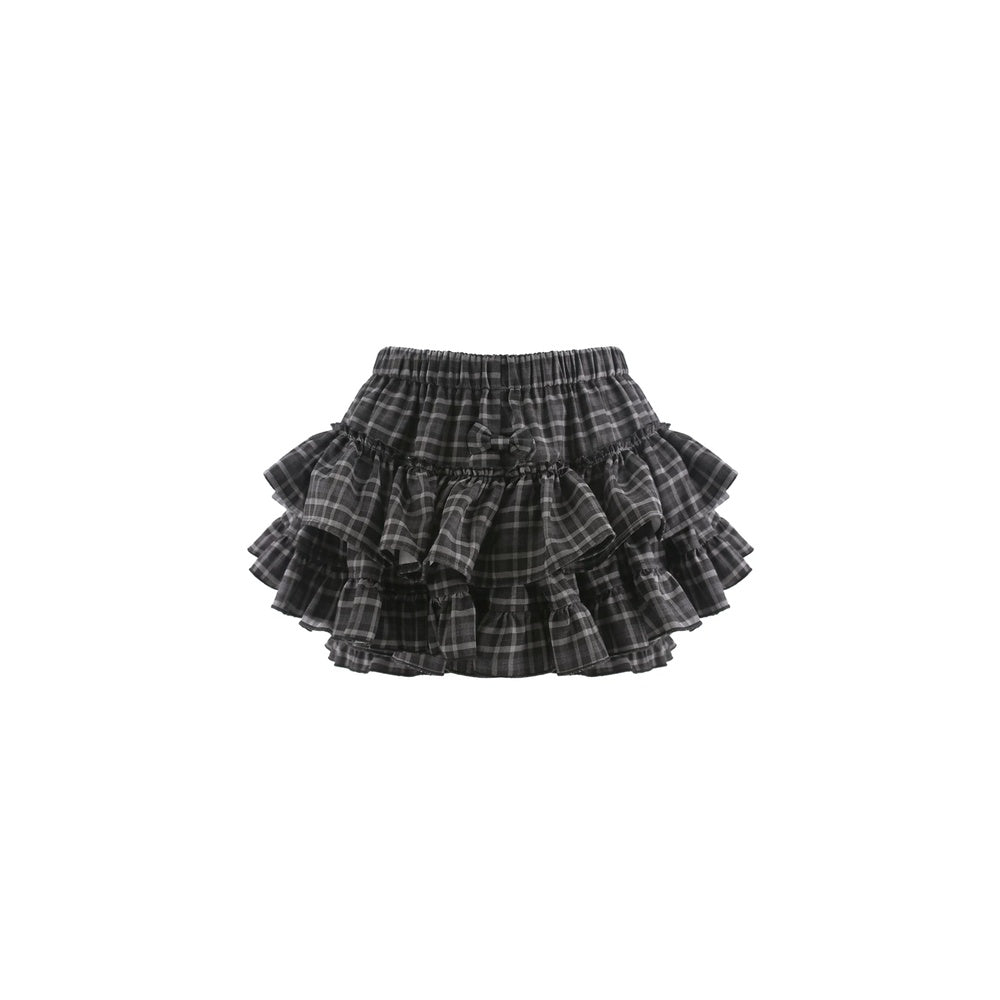 Serendipity Night Talk Black Top Cape Skirt Three Piece Set