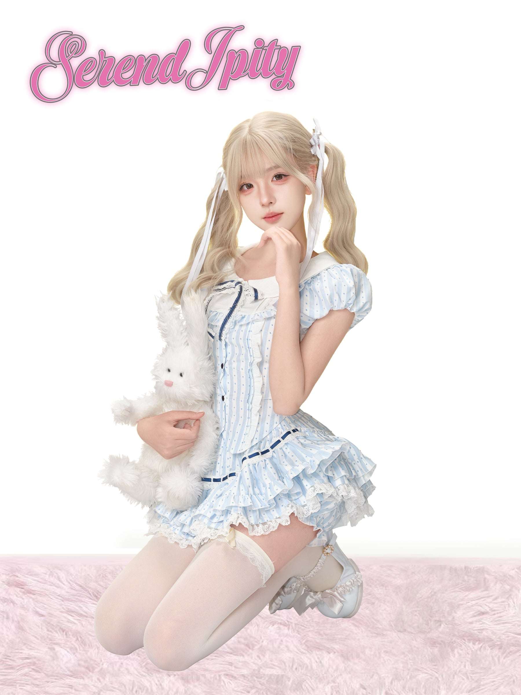 faculty-inspired two-piece set with school uniform details