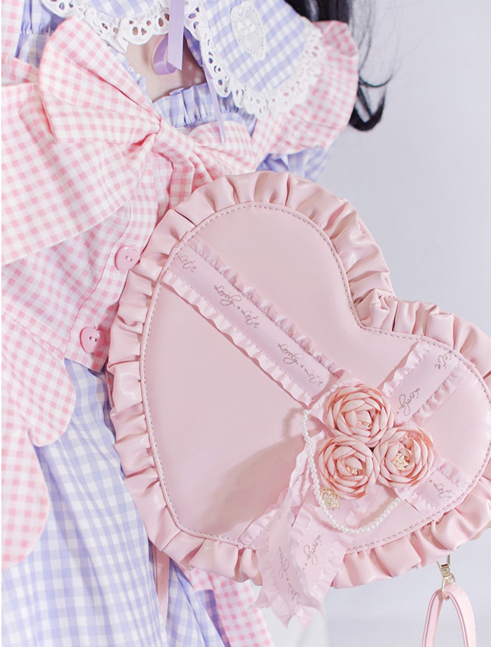 Sweet Love Heart Lace Weddings Shoulder Messenger Bag - Sugarplum Store