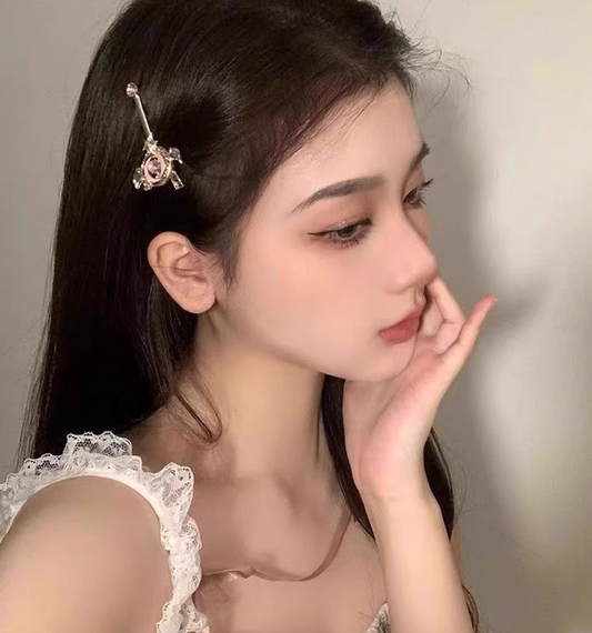 Magical Girl Sakura Pink Hair Clip Hair Accessories - Sugarplum Store