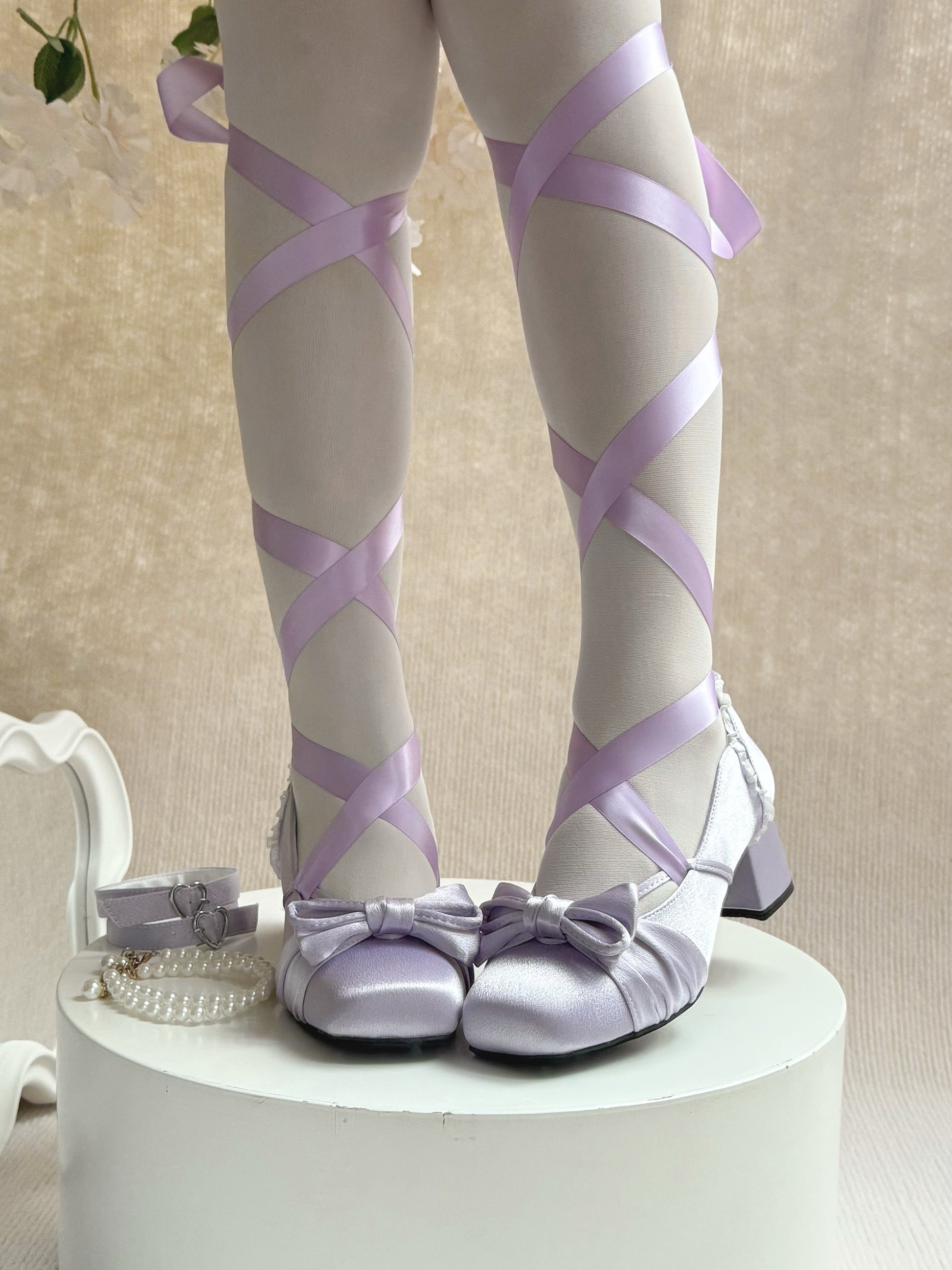 Love Letter Ballet EGL Bow Mary Jane Shoes - Sugarplum Store