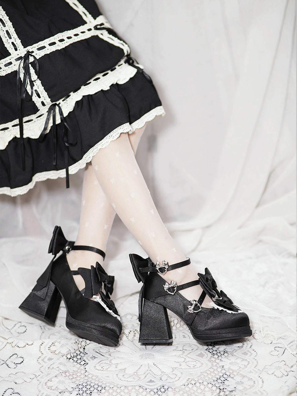 Plush Pillow Bad Bear High Heels Shoes