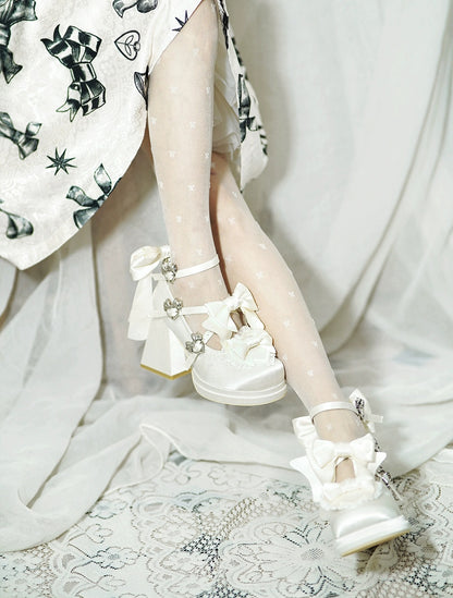 Plush Pillow Bad Bear High Heels Shoes