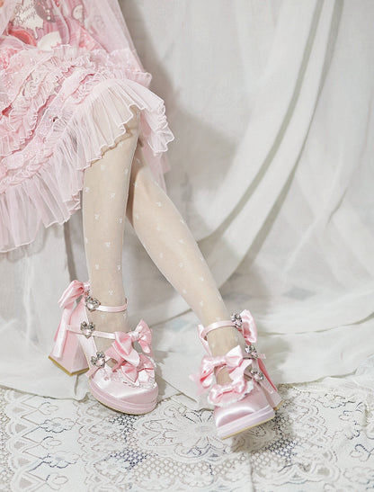 Plush Pillow Bad Bear High Heels Shoes