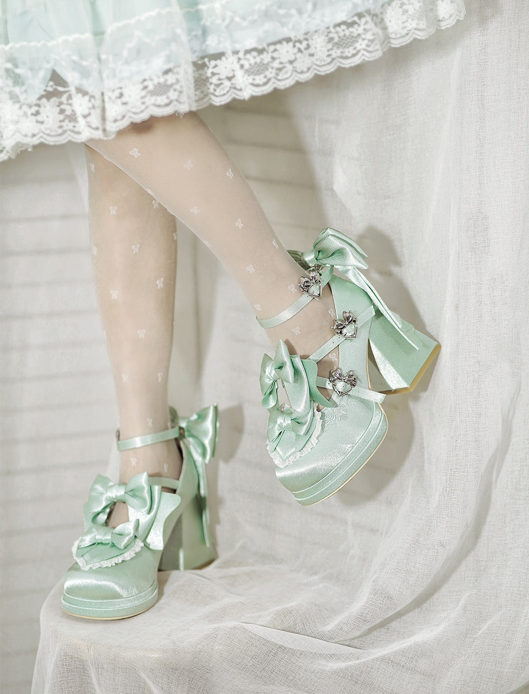 Plush Pillow Bad Bear High Heels Shoes