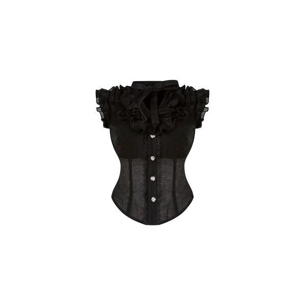 Serendipity Apprentice Witch Black Top & Skirt & Cape Three Piece Set