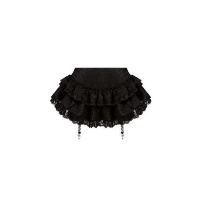 Serendipity Apprentice Witch Black Top & Skirt & Cape Three Piece Set