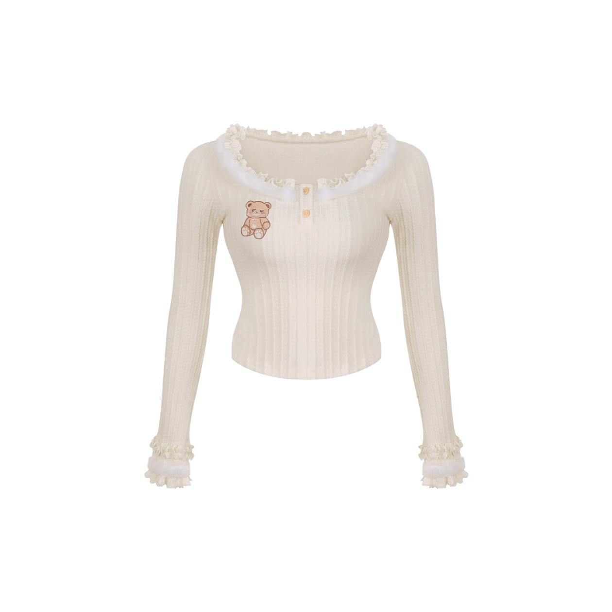 Serendipity Comic Book Teddy Bear Sweater Hoodie Pants Three Piece Set