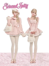 Serendipity Pink Heiress Cardigan Dress Coat Three Piece Set