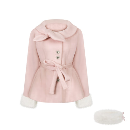 Serendipity Pink Heiress Cardigan Dress Coat Three Piece Set