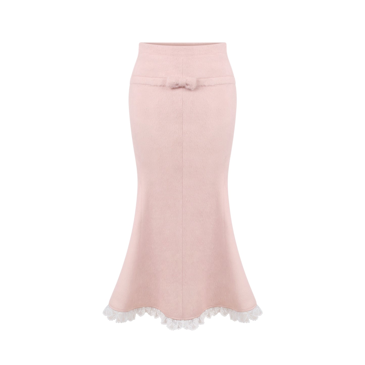 Serendipity Snow Romance Pink Sweater Coat Skirt Three Piece Set