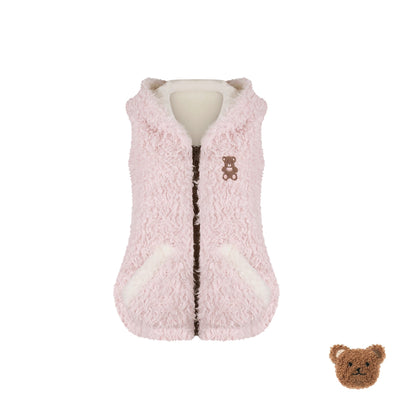 Serendipity Strawberry Chocolate Bear Hoodie Sweater Shorts Three Piece Set
