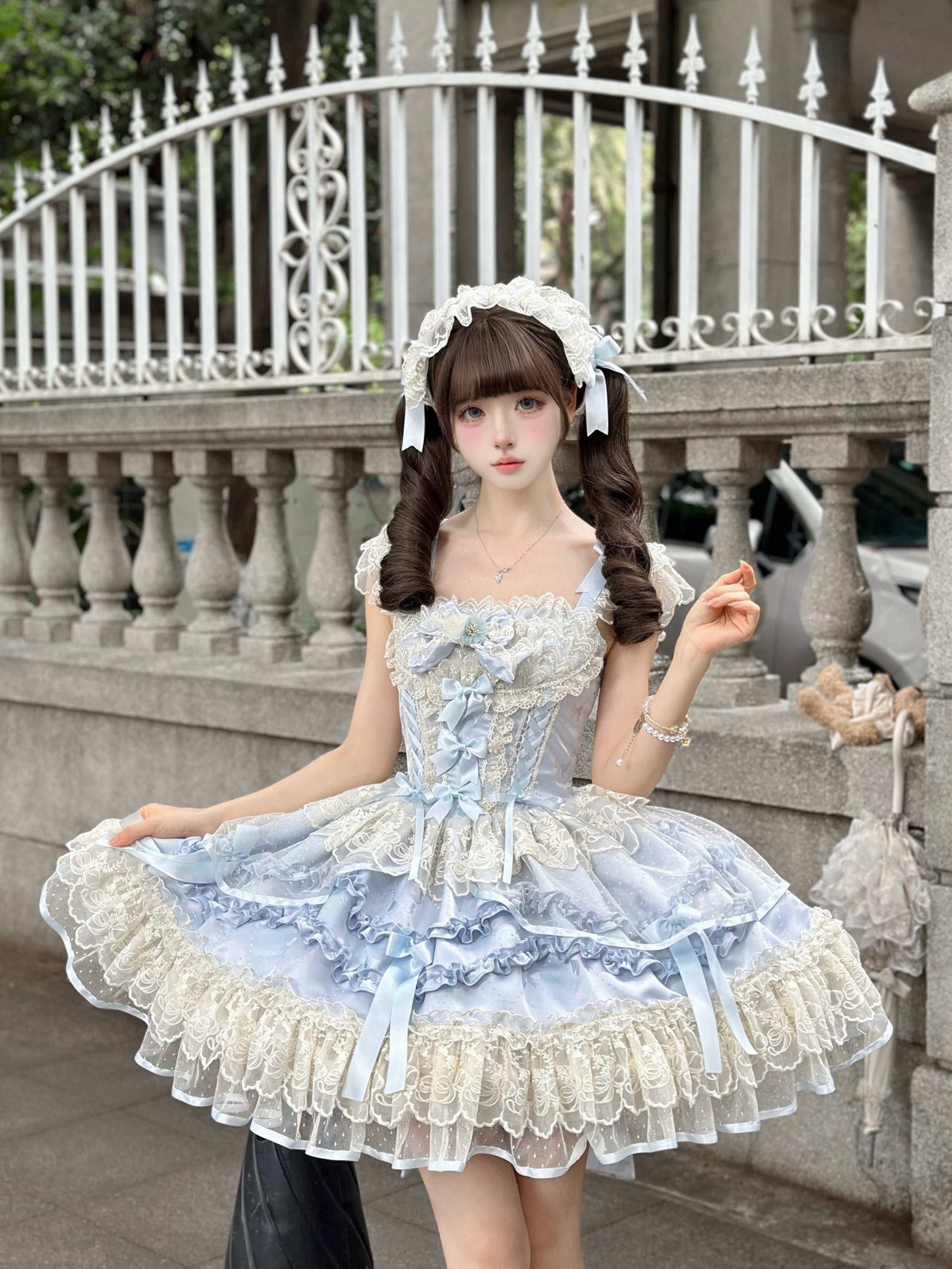 Sugar Girl Dreamy Butterfly Pink Blue Lolita Dress – Sugarplum Store Sugar Girl Dreamy Butterfly Pink Blue Lolita Dress – Sugarplum Store