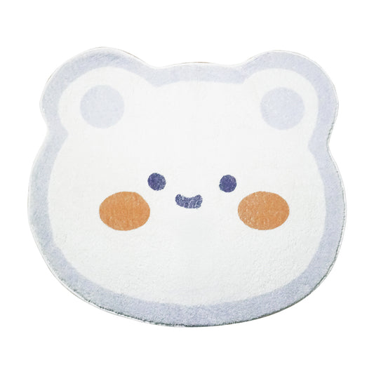 Cute White Polar Bear Soft Plush Rug Carpets Decor