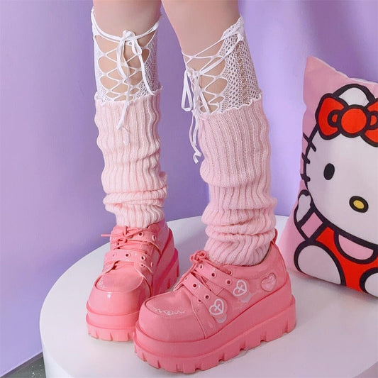 Y2K Balletcore Harajuku Knitted Leg Warmer
